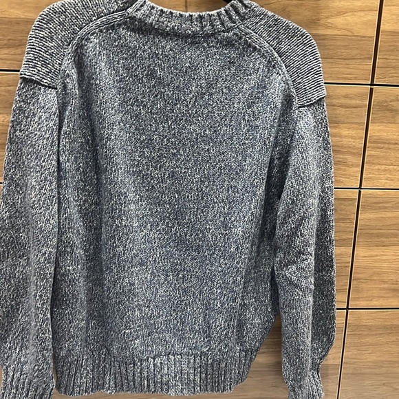 Polo by Ralph Lauren blue and Cream Crewneck Sweater size large - Picture 4 of 4